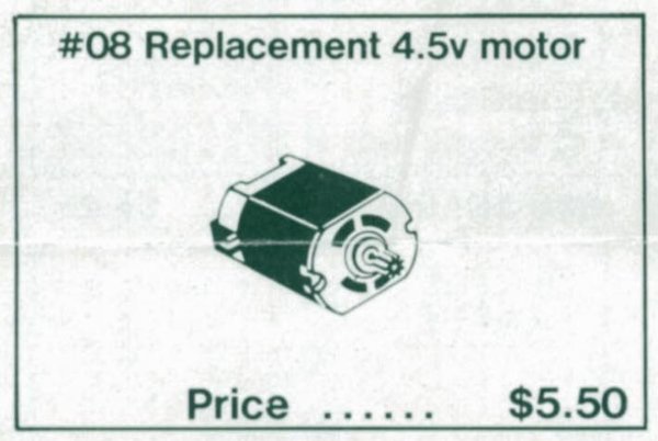 08 4.5V Replacement Motor