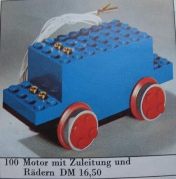 100-2 4.5V Motor with Wheels (Large Version)