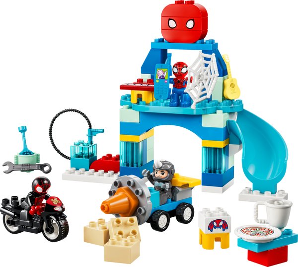 10464 | Marvel Team Spideys Hauptquartier, Bauspielzeug für Superhelden-Rollenspiele