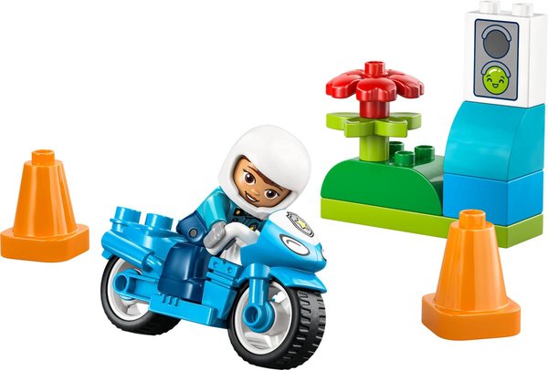 10471 Blaues Polizeimotorrad