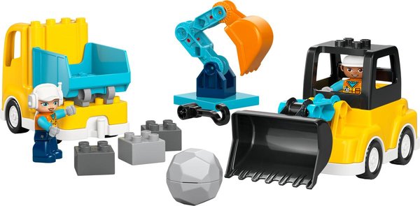 10475 Baufahrzeuge - 3-in-1-Set