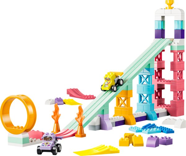 10478 Kreative Sprungschanzen mit kleinen Flitzern 3-in-1-Set