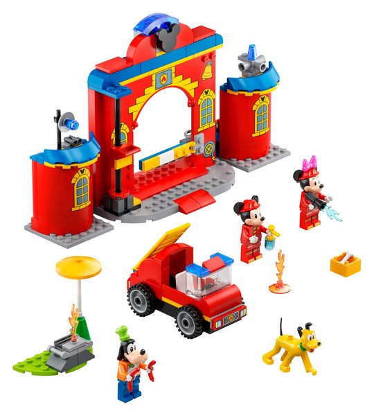 10776 Mickey & Friends Fire Truck & Station