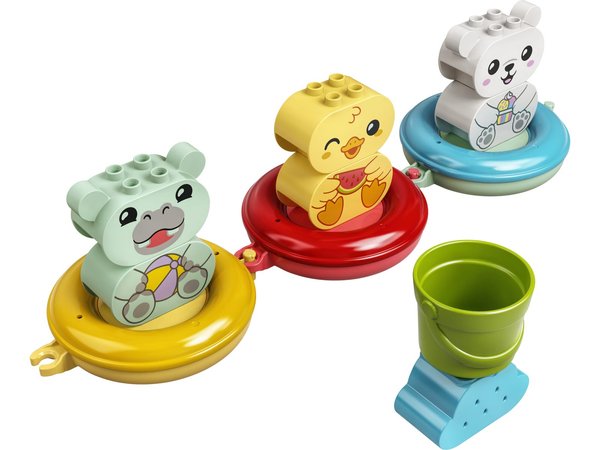10965 Bath Time Fun: Floating Animal Train