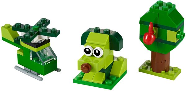 11007 Creative Green Bricks
