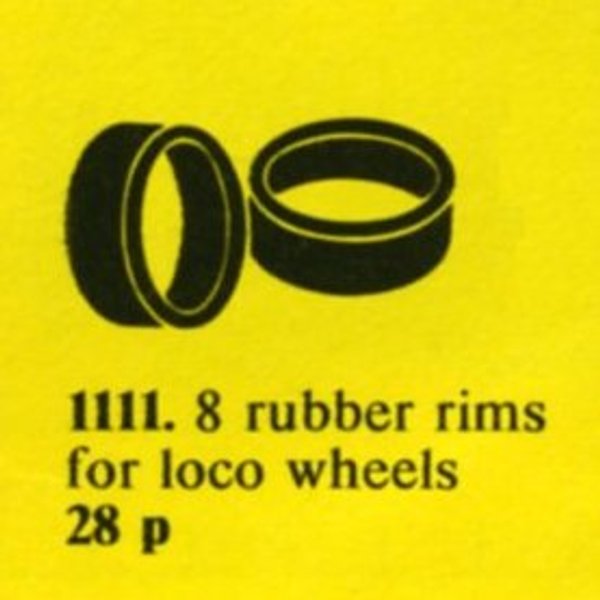 1111 Rubber Rims for Locomotive Wheels