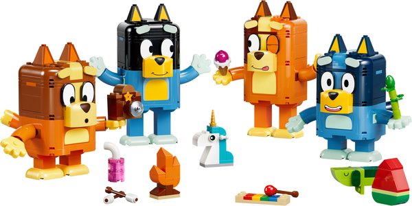11217 Blueys Familie aus LEGO Steinen