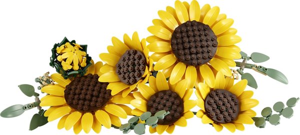 11502 s Sonnenblumen, 3D Puzzle mit Kunstblume