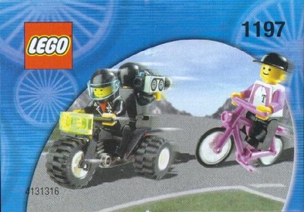 1197 Telekom Race Cyclist and Television Motorbike