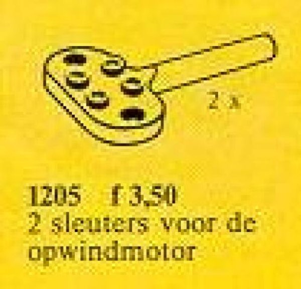 1205 Keys for Wind-Up Motor