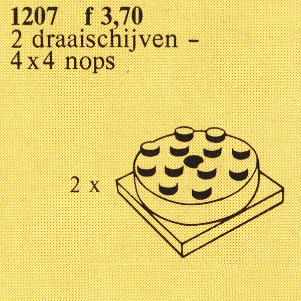 1207 Turntables (4 x 4), Red