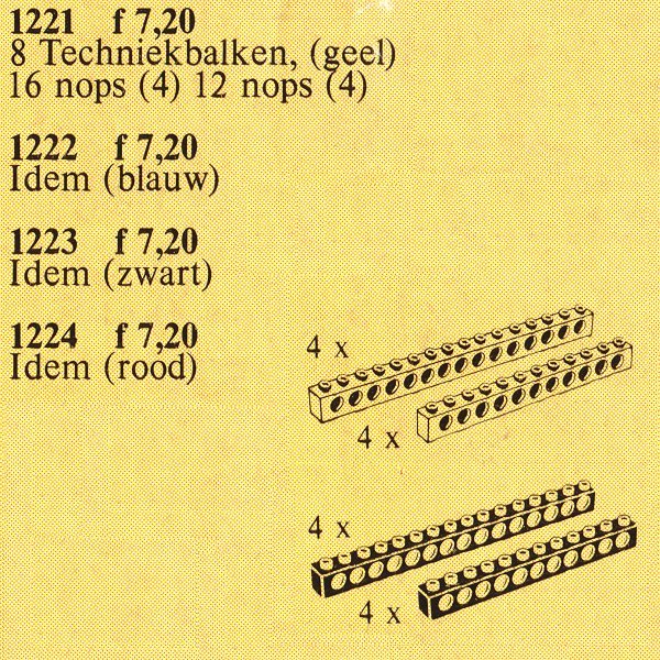 1224 TECHNIC Beams [Red]