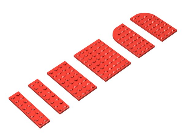 1225-2 Mixed Plates Parts Pack