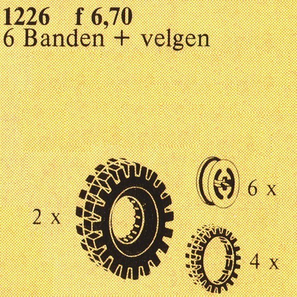 1226 Tractor Tires & Hubs