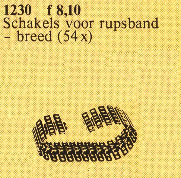 1230 TECHNIC Bulldozer Chainlinks