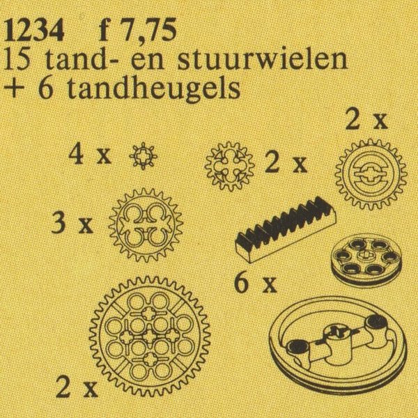 1234 Gear Wheel Assortment