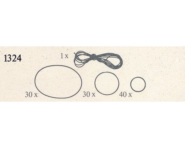 1324 Rubber Bands and String