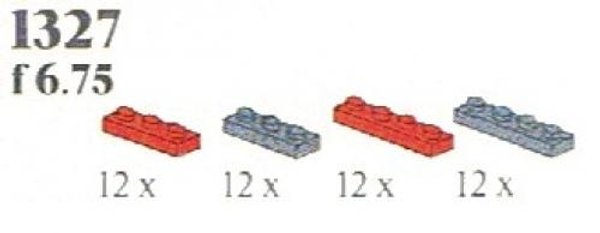 1327 Red/Black Plates