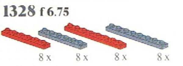 1328 Red/Black Plates