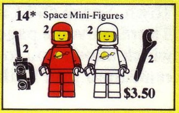 14 Space Mini Figures