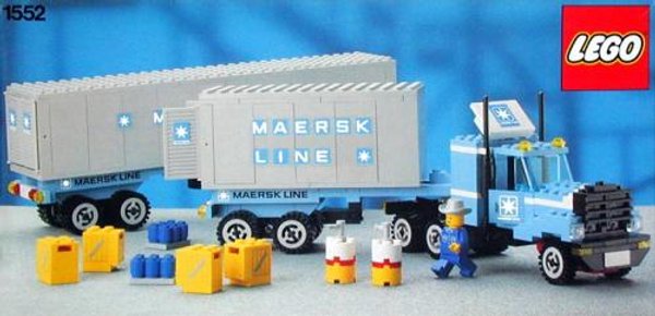1552 Maersk Line Container Truck