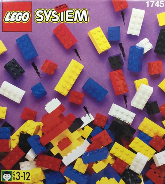 1745 Box of Standard Bricks, 3+