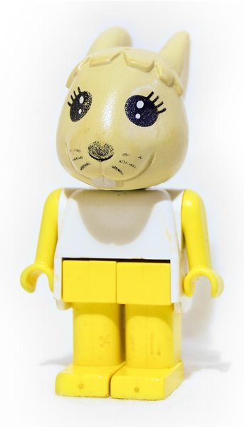 198575-3 Fabuland Figure Bunny 3 - Orzoro Nestlé Promotional polybag