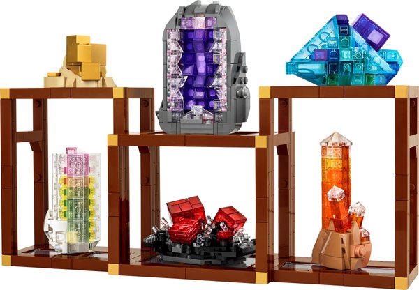 21362 Mineraliensammlung, DIY Modellbau Set für Erwachsene