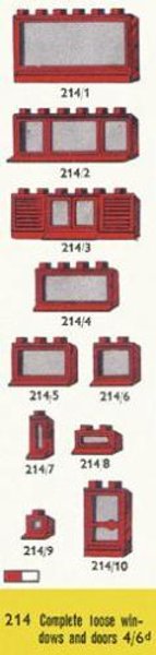 214-2 Ten Windows and Doors, Red