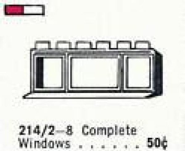 214.2 1 x 6 x 2 Triple-Pane Window in Frame