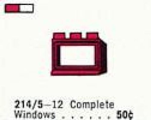 214.5 1 x 3 x 2 Window in Frame