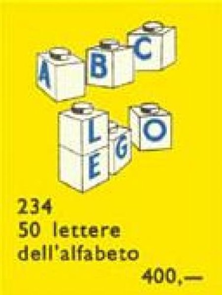 234 Letter Bricks