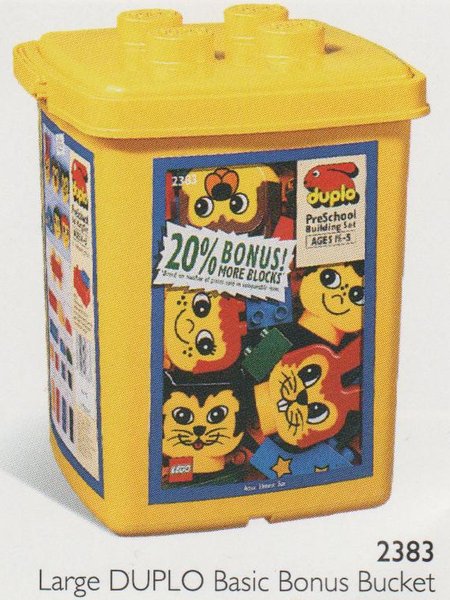 2383 Large DUPLO Basic Bonus Bucket