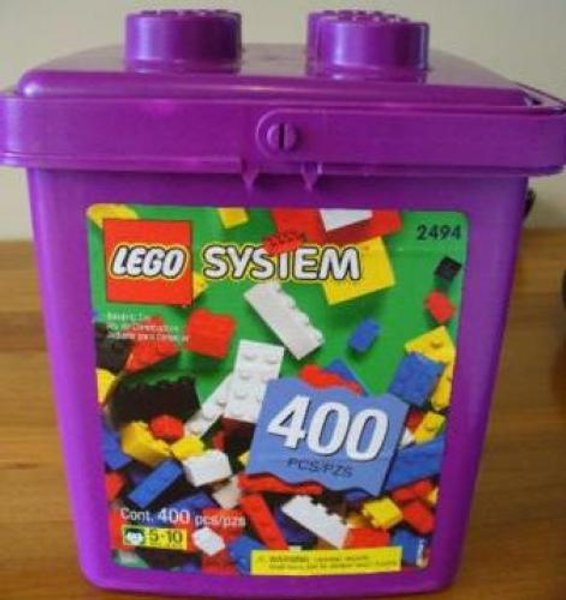 2494 400-Piece Purple Bucket