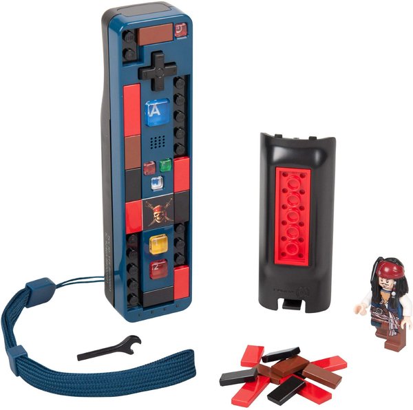 258175-2 Play and Build Remote for Nintendo Wii - Pirates of the Caribbean