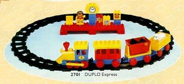 2701 Train & Station Set (Duplo Express)