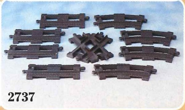 2737 Diamond Crossing and Tracks (Crossing & Rails)