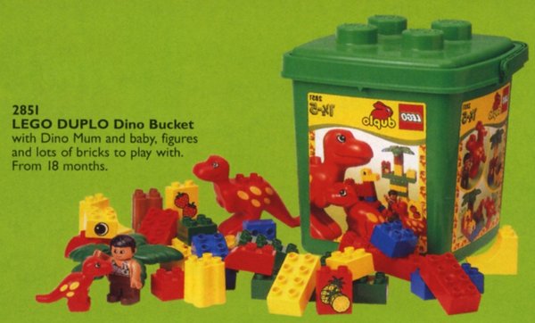 2851 Medium Dino Bucket