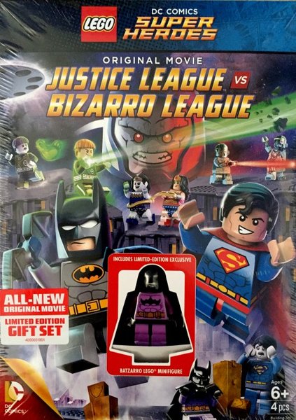 3000062305 DC Comics Super Heroes: Justice League vs Bizarro League (DVD + Blu-Ray)