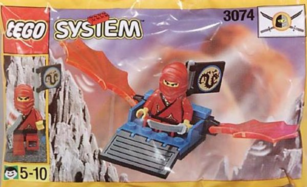 3074 Red Ninja's Dragon Glider