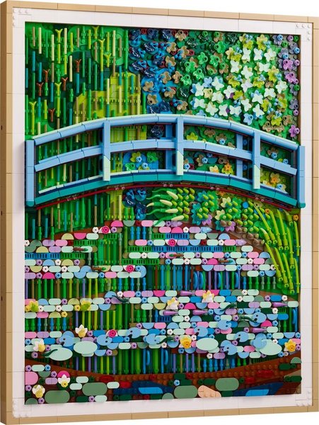 31220 Claude Monet – Brücke über einen Seerosenteich, Wandkunst