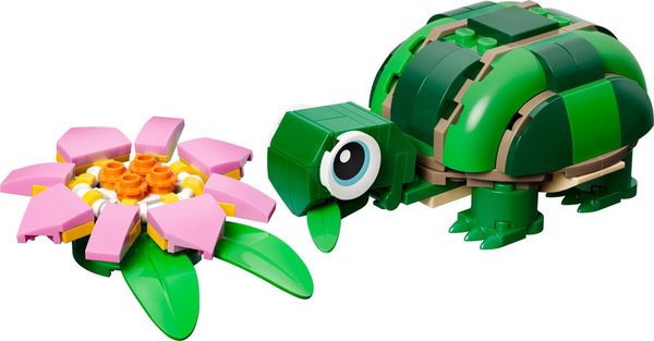 31377 Set Schildkröte mit Seerose, Modellbau ab 7