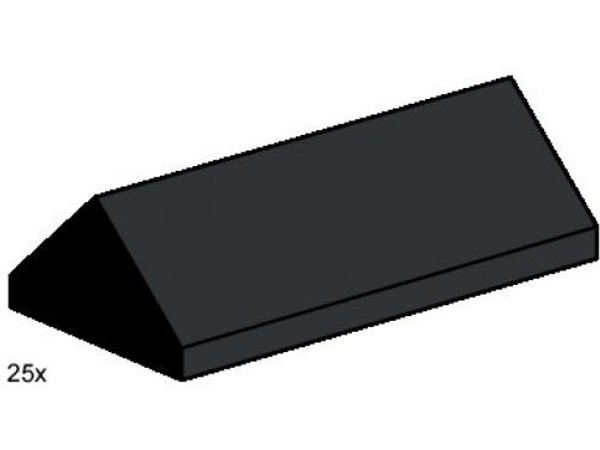 3444 2 x 4 Ridge Roof Tiles Steep Sloped Black
