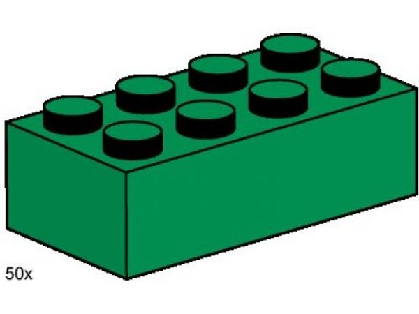 3461 2 x 4 Dark Green Bricks