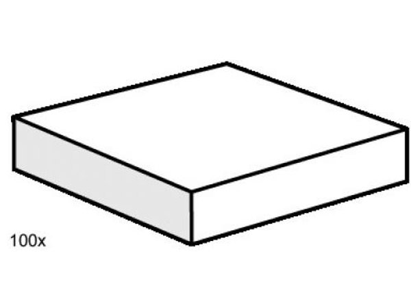 3493 2 x 2 White Smooth Tiles