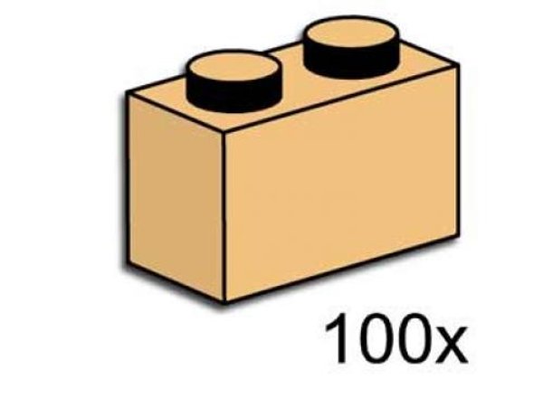 3727 1 x 2 Brick Tan