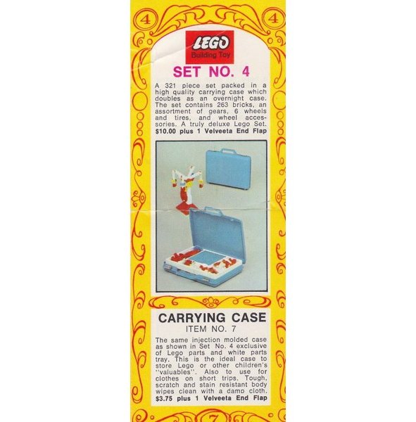 4-2 Velveeta Set No. 4 with Carrying Case