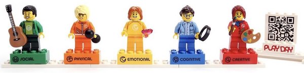 4000036 The Playful 5 Minifigure Set