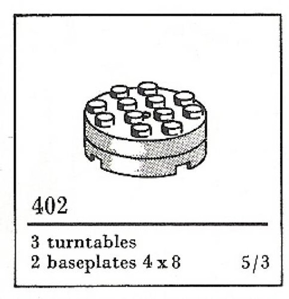402-3 White Turntables