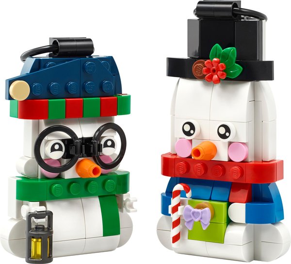 40812 Deko-Schneemänner Modellbausatz zum Aufstellen oder als Deko